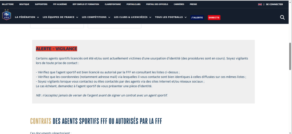 Alerte aux arnaques 